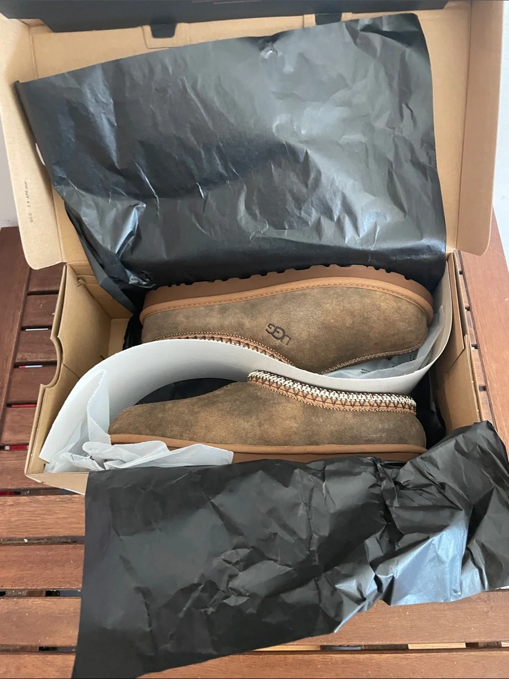 UGG Tasman Baxter Slippers Chestnut USA Men Size 8/UK 7/EU 41